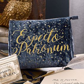 Harry Potter&#8482; <i>Expecto Patronum</i> Velvet Toiletry Pouch