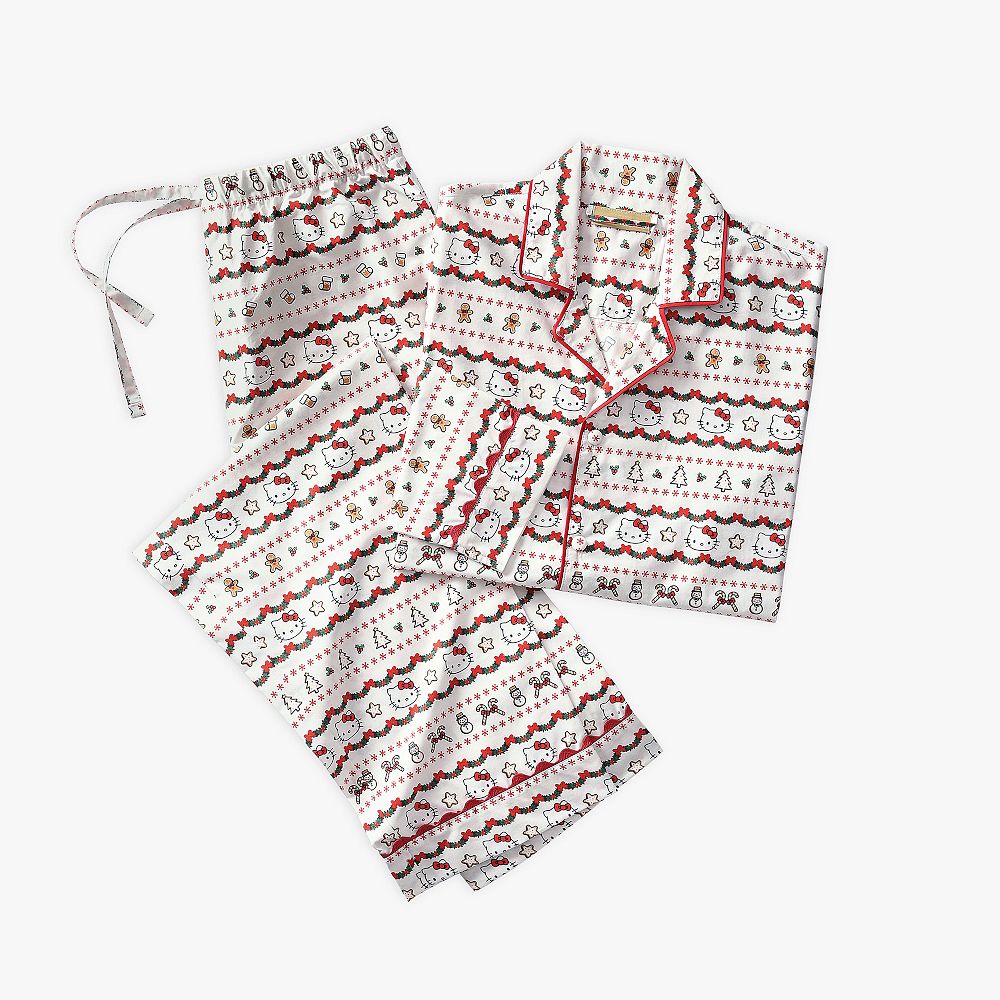 Hello Kitty&#174 Gingerbread Fair Isle Pajama Set