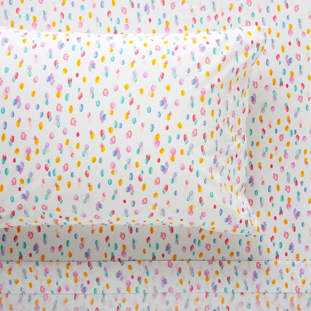 Rainbow Drops Organic Sheet Set