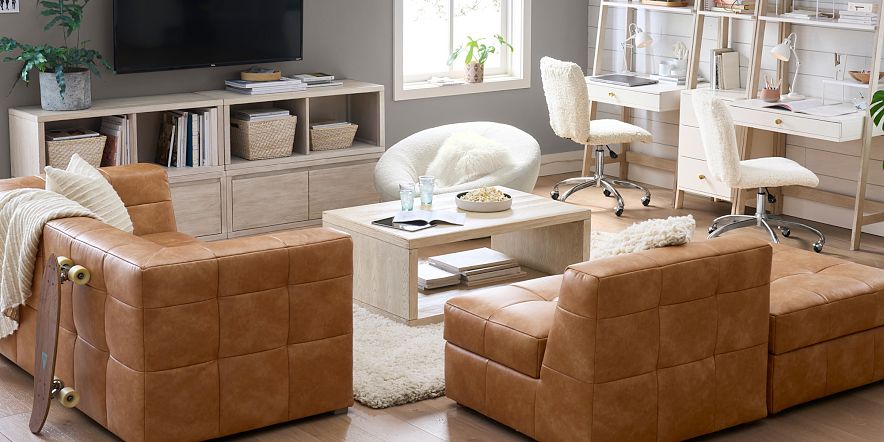 Pottery barn lounge discount