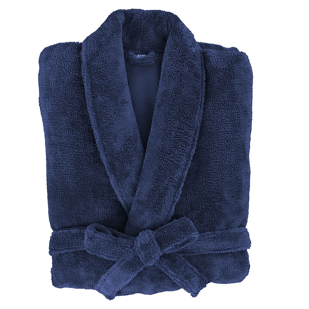 Classic Long Robe - Classic Navy