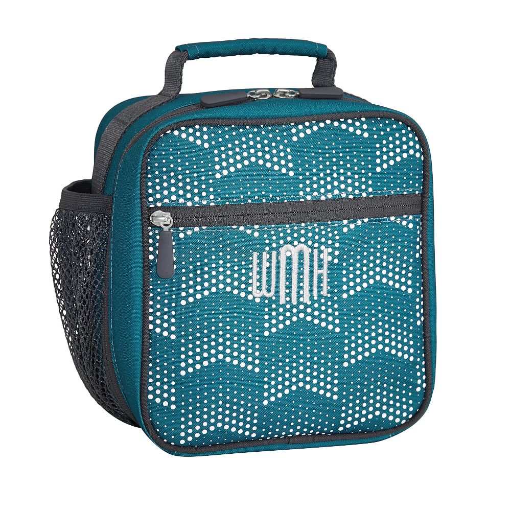 Gear-Up Chevron Teal Reflective Classic Lunch Bag
