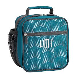 Gear-Up Chevron Teal Reflective Classic Lunch Bag