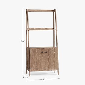 Highland Wide Bookshelf with Storage Cabinet