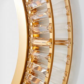 Monique Lhuillier Crystal Lit Mirror
