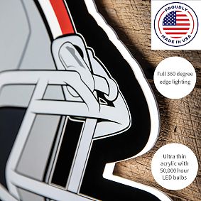 NHL Helmet LED Wall Decor