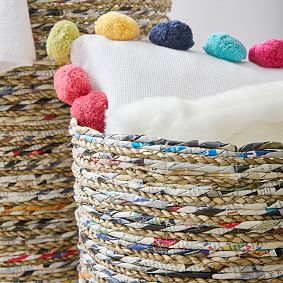 Recycled Paper Storage Bins