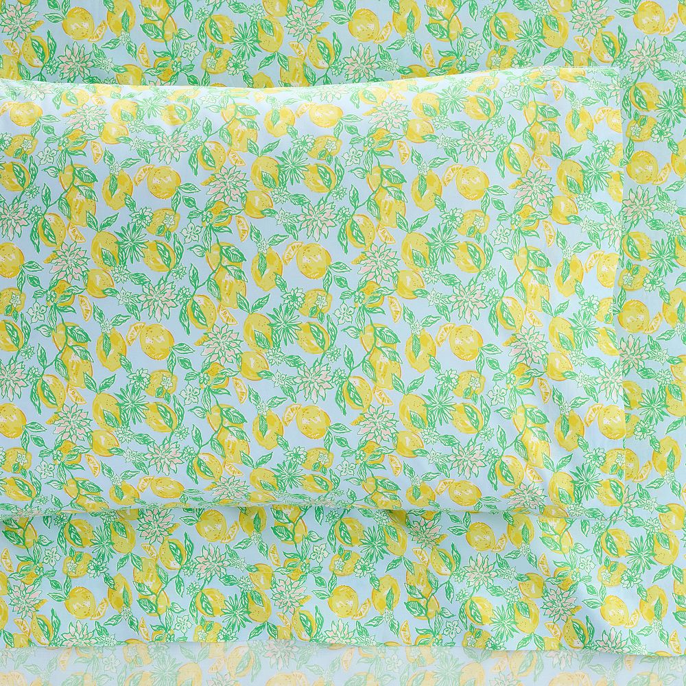 Lilly Pulitzer Make Lemonade Organic Sheet Set