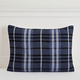 Basin Plaid Sherpa Standard Sham