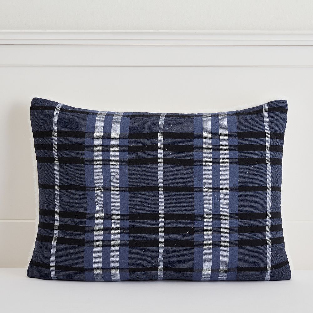 Basin Plaid Sherpa Standard Sham