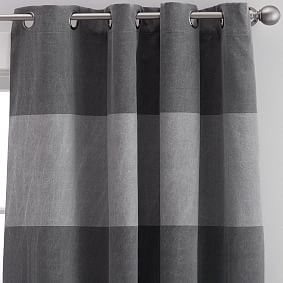 Bold Stripe Blackout Curtain Set
