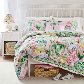Lilly Pulitzer Go Bananas Reversible Pillow Cover
