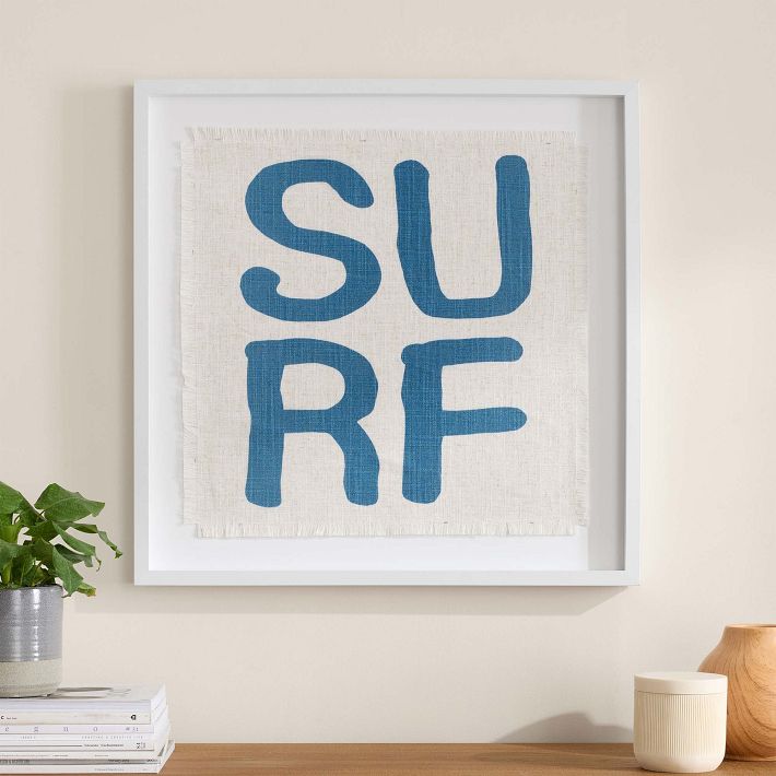 Surf Word Wall Art