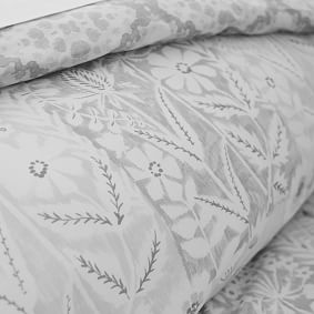Flora Patchwork Organic Cotton Duvet Cover