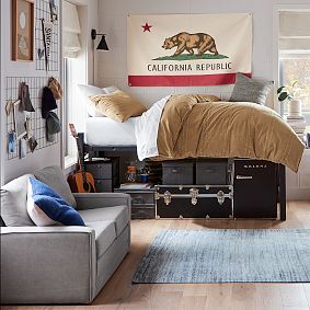 Solid Textured Washable Rug