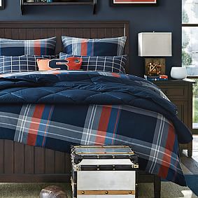 Walker Plaid Duvet Cover