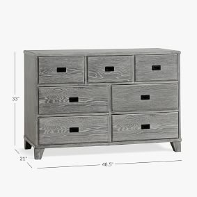 Findley 7-Drawer Wide Dresser (48.5w x 21d&quot;)