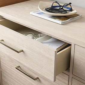 Cleary 6-Drawer Wide Dresser (56w x 19d&quot;)