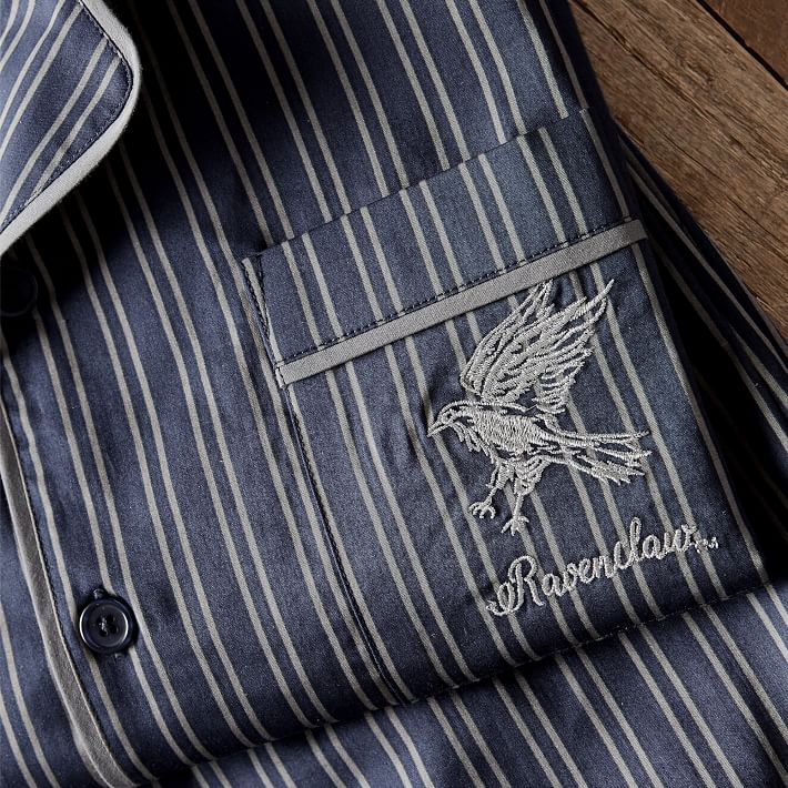国内発送 HARRY POTTER Ravenclaw パジャマ Pottery Barn $179 New Pottery Barn Harry Potter ADULT Ravenclaw Velvet