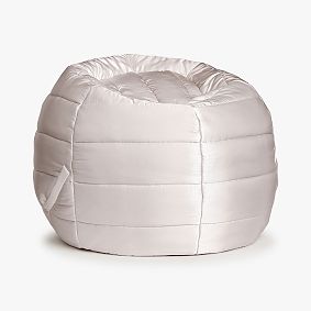 Champagne Puffer Bean Bag Chair
