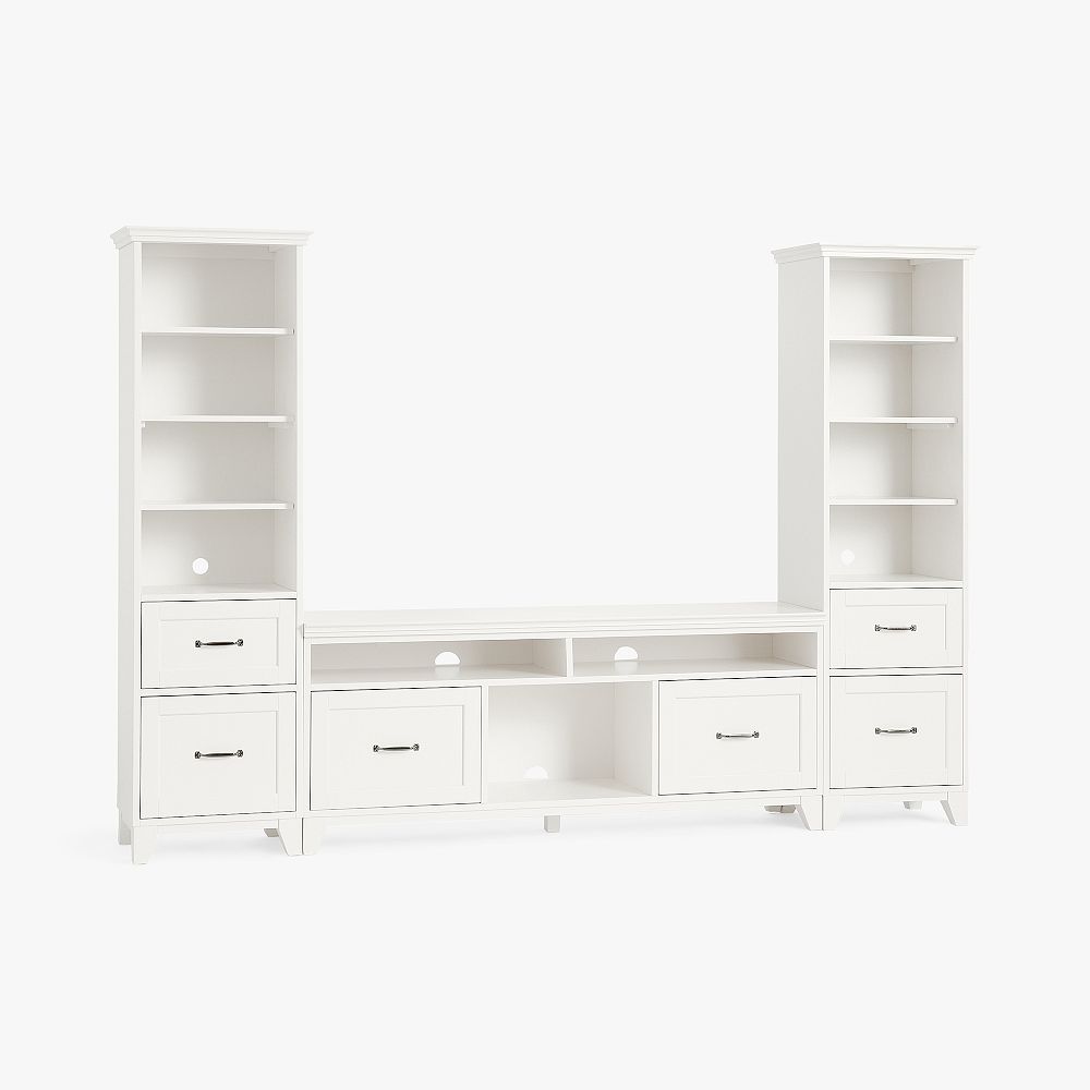 Hampton Media Tower with Drawers (100&quot;)