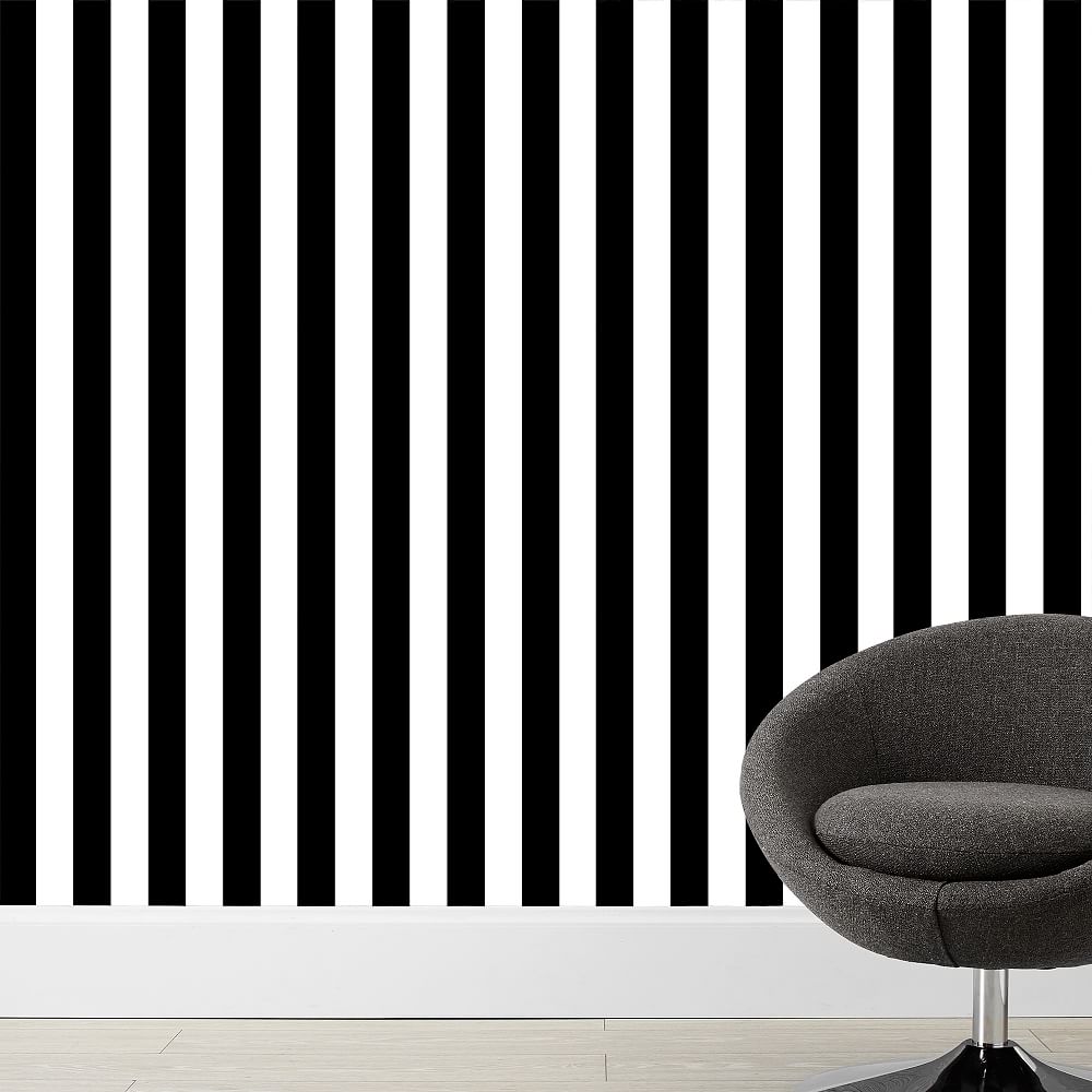 Carnival Stripe Wallshoppe Peel &amp; Stick Wallpaper