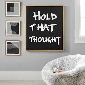 Hold That Thought Framed Art
