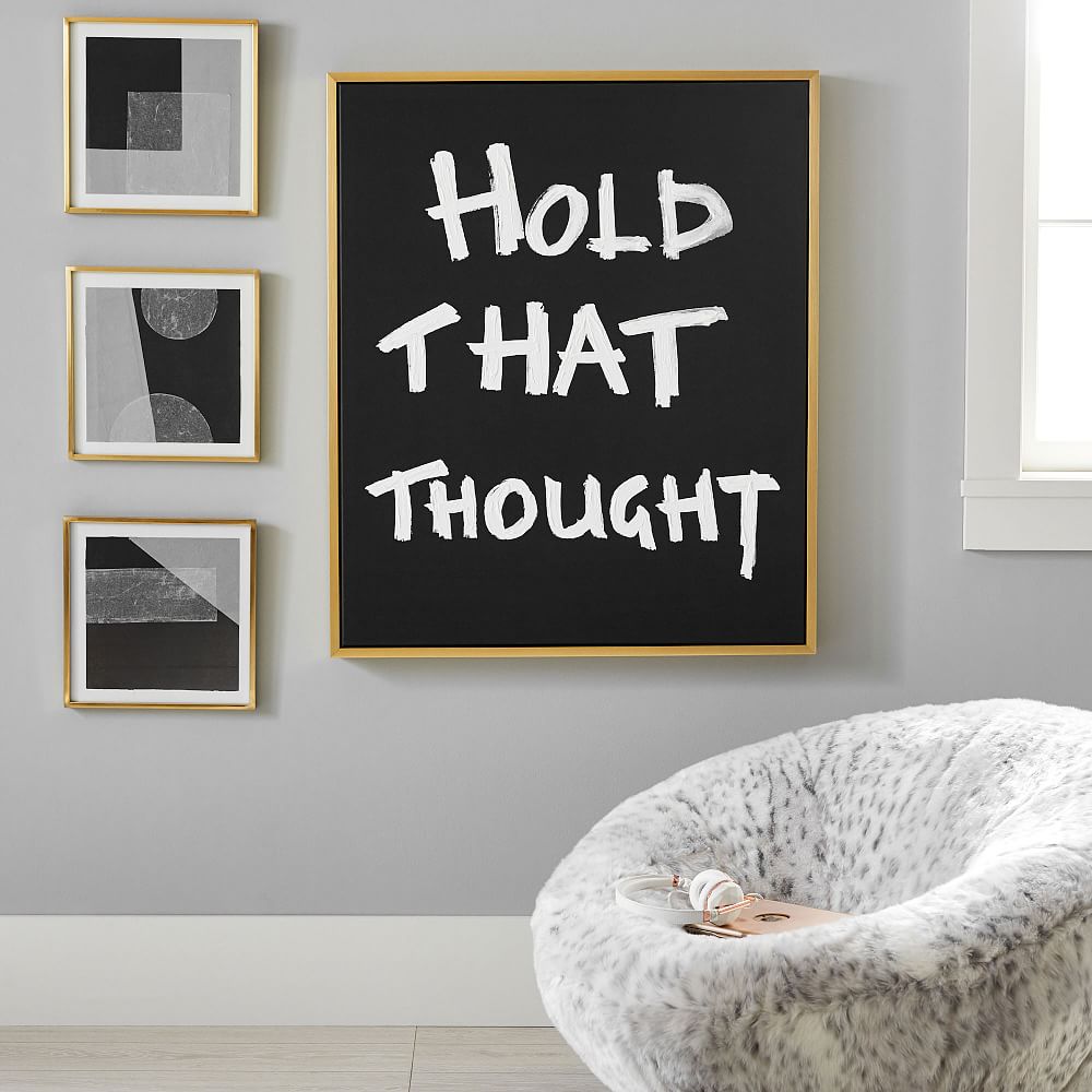 Hold That Thought Framed Art