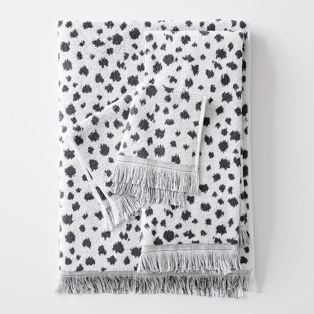 Ikat Dot Jacquard Washcloth