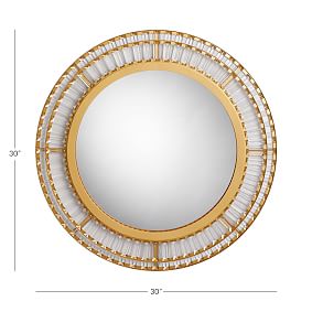 Monique Lhuillier Crystal Lit Mirror