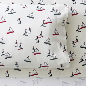 Penguin Organic Flannel Sheet Set