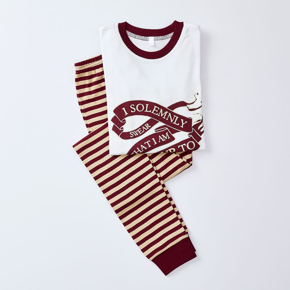 Harry Potter&#8482; Marauder's Map&#8482; Teen Glow-in-the-Dark Fitted Pajama Set