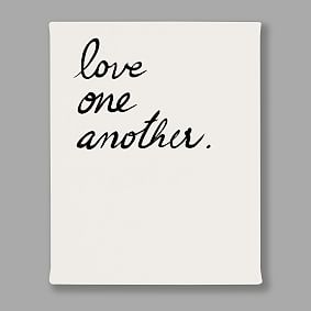 Minted&#174; Love one, Love all Canvas Art by Maja Cunningham