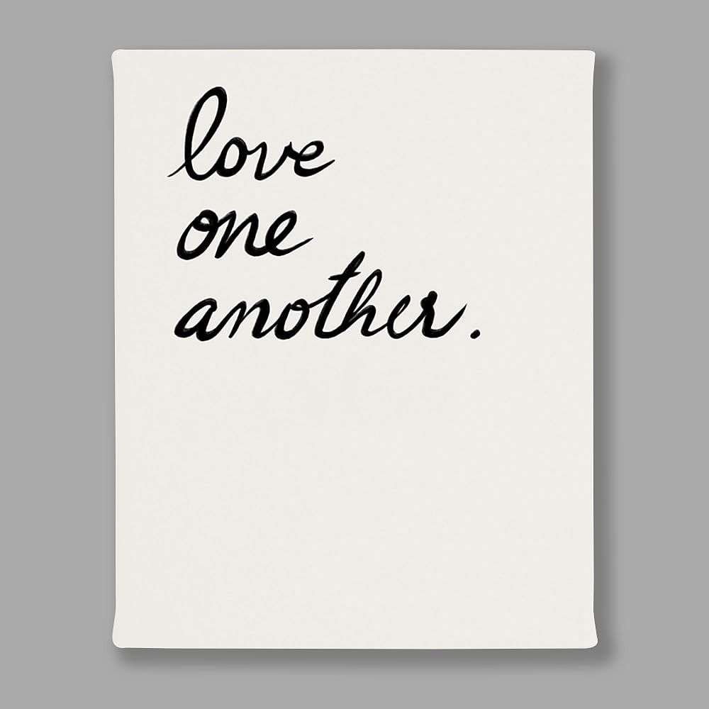 Minted&#174; Love one, Love all Canvas Art by Maja Cunningham