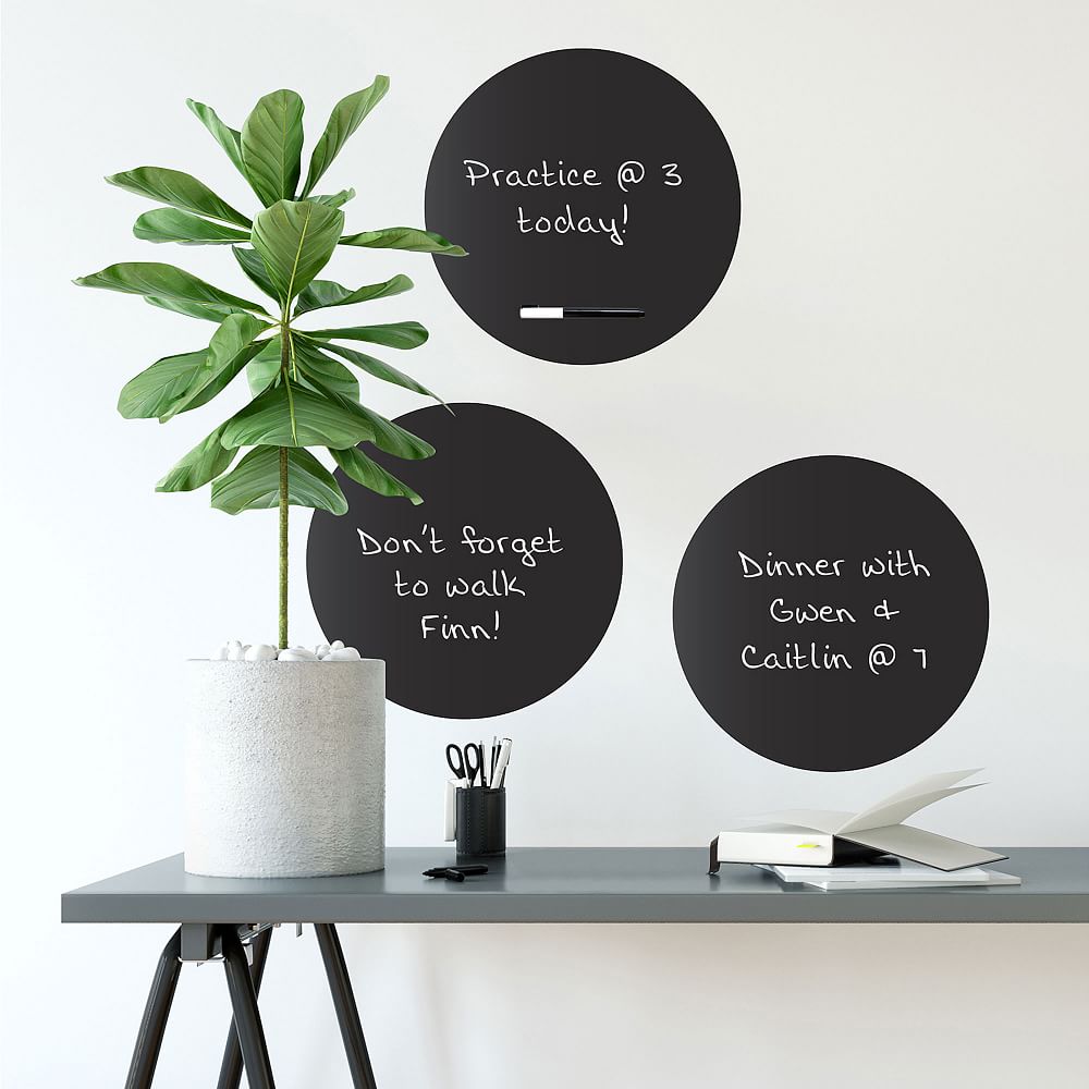 Dry Erase Dot Decals, Set of 3