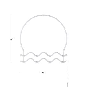 Sun and Waves LED Wall Light