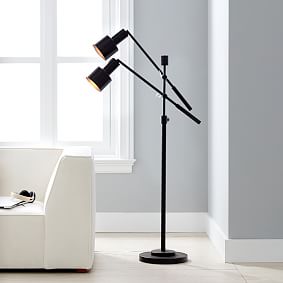 Industrial Spotlight Floor Lamp