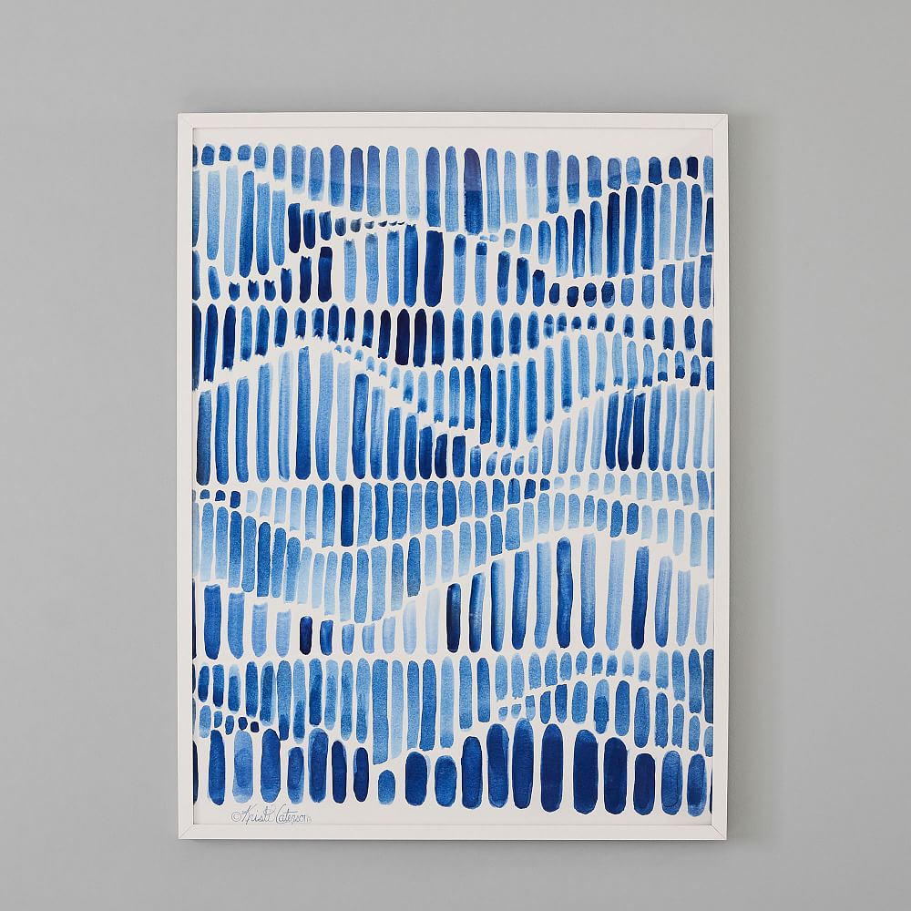 Minted&#174; Indigo Rhythm Framed Art by Kristi Caterson