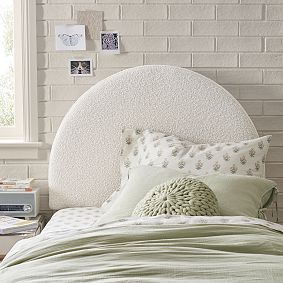 No Nails Round Smart&amp;trade Wall Mounted Headboard