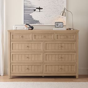 Beadboard 9-Drawer Grand Dresser (64w x 19d&quot;)