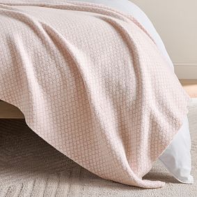 Diamond Knit Bed Blanket