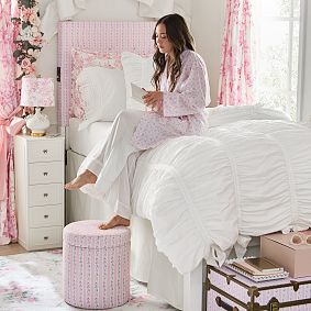 LoveShackFancy Bow Storage Tower (12&quot;x33&quot;)
