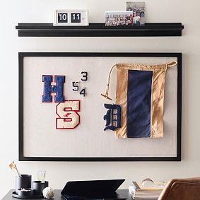 No Nails Framed Pinboard (36&quot;x24&quot;)