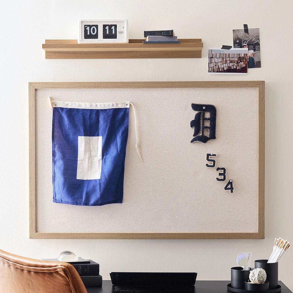 No Nails Framed Pinboard (36&quot;x24&quot;)