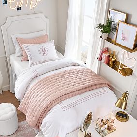 No Nails Auburn Tufted Smart&trade; Wall Mounted Headboard