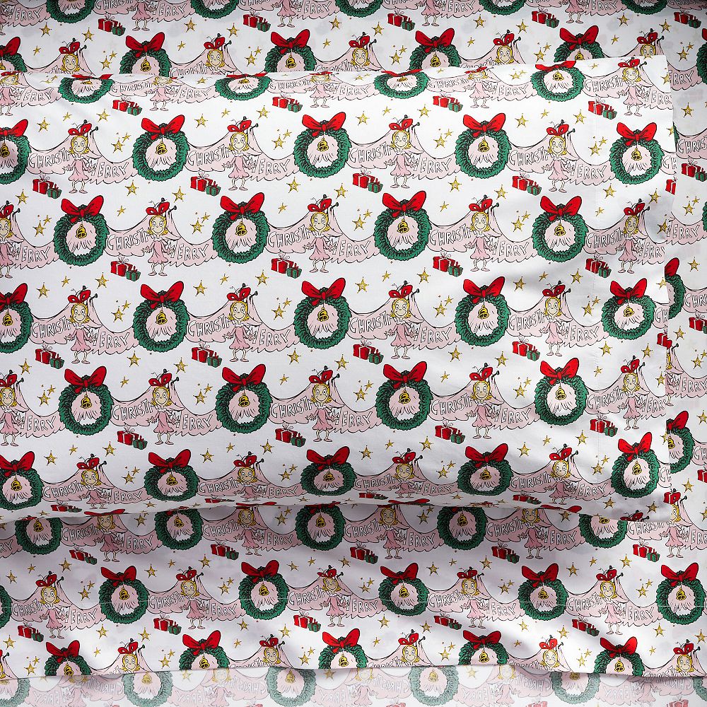 Dr. Seuss's The Grinch&#8482; Cindy-Lou Who&#8482; Organic Sheet Set