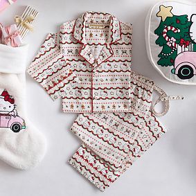 Hello Kitty&#174 Gingerbread Fair Isle Pajama Set