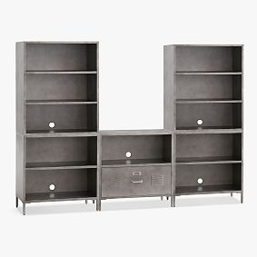 Locker 1-Drawer &amp; Mixed Cubby Tower Set (90&quot;)