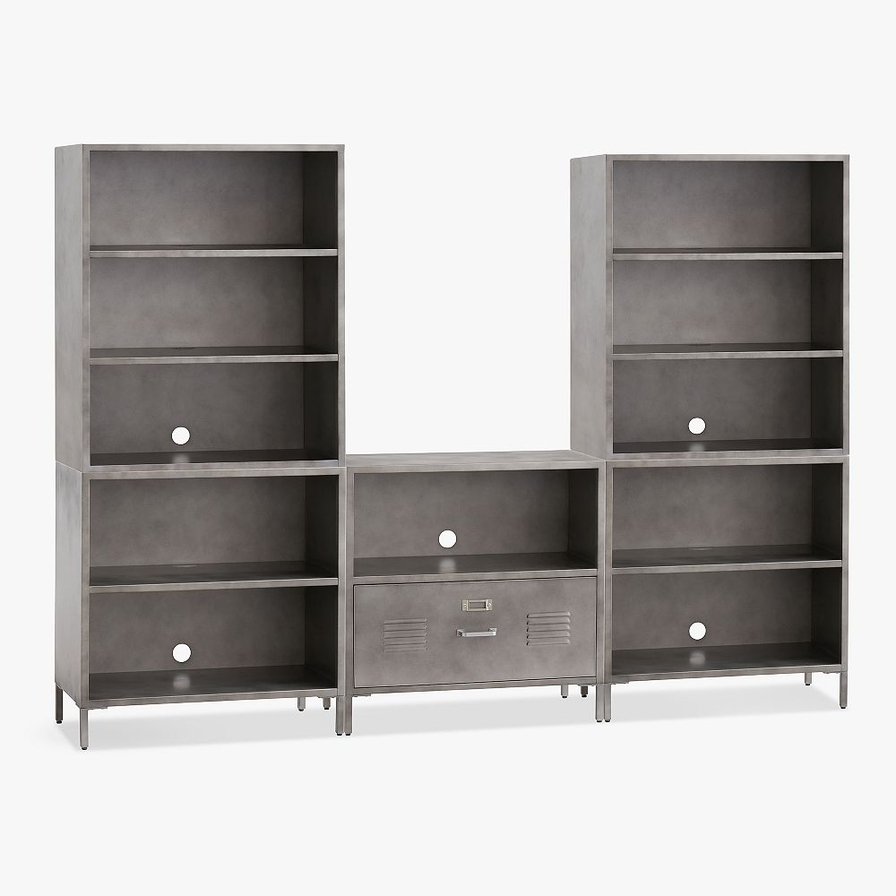 Locker 1-Drawer &amp; Mixed Cubby Tower Set (90&quot;)