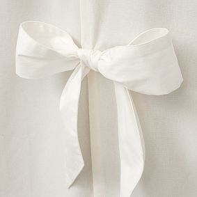 LoveShackFancy Vaulted Twin XL Bows Bedskirt